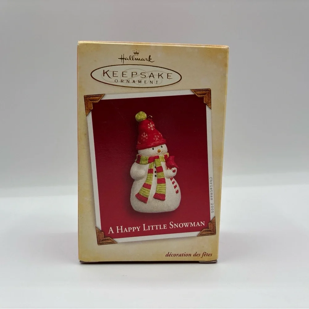 Hallmark Keepsake Ornament 2005 A‎ Happy Little Snowman Handcrafted